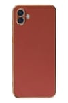 Samsung Galaxy A04 Kılıf Volet Silikon - Kırmızı