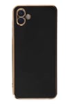 Samsung Galaxy A04E Kılıf Volet Silikon - Siyah