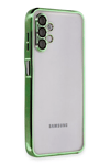 Samsung Galaxy A04S Kılıf Lensli Silikon - Yeşil