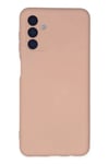Samsung Galaxy A04S Kılıf Nano içi Kadife Silikon - Pudra