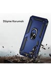 Samsung Galaxy A04S Kılıf Sofya Yüzüklü Silikon Kapak - Siyah