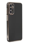 Samsung Galaxy A04S Kılıf Volet Silikon - Siyah