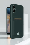 Samsung Galaxy A05 Kelvin Kartvizitli Silikon - Bordo