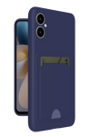 Samsung Galaxy A05 Kelvin Kartvizitli Silikon - Lacivert