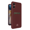 Samsung Galaxy A05 Kelvin Kartvizitli Silikon - Bordo