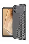 Samsung Galaxy A05 Kılıf Auto Focus Karbon Kapak - Siyah