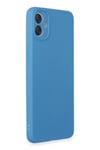 Samsung Galaxy A05 Kılıf First Silikon - Mavi
