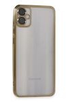 Samsung Galaxy A05 Kılıf Lensli Silikon - Gold