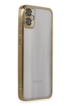 Samsung Galaxy A05 Kılıf Lensli Silikon - Gold