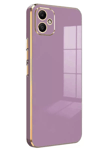 Samsung Galaxy A05 Kılıf Volet Silikon - Mor