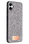 Samsung Galaxy A06 Bright Simli Kapak - Gümüş