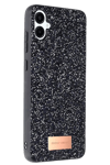 Samsung Galaxy A06 Bright Simli Kapak - Siyah