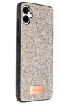 Samsung Galaxy A06 Bright Simli Kapak - Gold