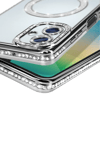 Samsung Galaxy A06 Joke Simli Magneticsafe Kılıf - Gümüş