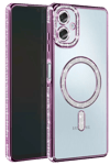 Samsung Galaxy A06 Joke Simli Magneticsafe Kılıf - Derin Mor
