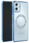 Samsung Galaxy A06 Joke Simli Magneticsafe Kılıf - Mavi