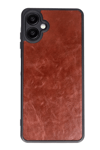 Samsung Galaxy A06 Kılıf Aras Deri Kapak - Bordo