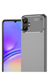 Samsung Galaxy A06 Kılıf Auto Focus Karbon Kapak - Gri