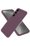 Samsung Galaxy A06 Kılıf First Silikon - Mürdüm