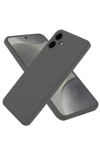 Samsung Galaxy A06 Kılıf First Silikon - Gri