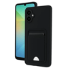 Samsung Galaxy A06 Kılıf Kelvin Kartvizitli Silikon - Siyah