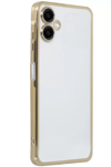 Samsung Galaxy A06 Kılıf Lensli Silikon - Gold