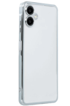 Samsung Galaxy A06 Kılıf Lensli Silikon - Gümüş