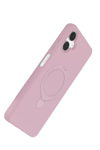 Samsung Galaxy A06 Regal Magsafe Standlı Kapak - Açık Pembe