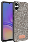 Samsung Galaxy A07 4G Bright Simli Kapak - Gümüş