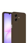 Samsung Galaxy A07 4G First Silikon - Kahverengi