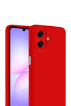 Samsung Galaxy A07 4G First Silikon - Kırmızı