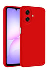 Samsung Galaxy A07 4G First Silikon - Kırmızı