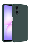 Samsung Galaxy A07 4G First Silikon - Koyu Yeşil