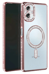 Samsung Galaxy A07 4G Joke Simli Magneticsafe Kılıf - Pembe
