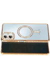 Samsung Galaxy A07 4G Joke Simli Magneticsafe Kılıf - Gold