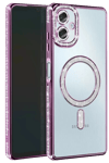 Samsung Galaxy A07 4G Joke Simli Magneticsafe Kılıf - Derin Mor