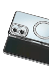 Samsung Galaxy A07 4G Joke Simli Magneticsafe Kılıf - Siyah