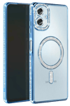 Samsung Galaxy A07 4G Joke Simli Magneticsafe Kılıf - Mavi