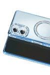 Samsung Galaxy A07 4G Joke Simli Magneticsafe Kılıf - Mavi