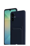 Samsung Galaxy A07 4G Kelvin Kartvizitli Silikon - Lacivert
