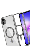 Samsung Galaxy A07 4G Kross Magneticsafe Kapak - Titan Gri