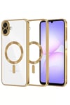Samsung Galaxy A07 4G Kross Magneticsafe Kapak - Gold