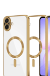 Samsung Galaxy A07 4G Kross Magneticsafe Kapak - Gold