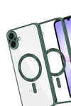 Samsung Galaxy A07 4G Kross Magneticsafe Kapak - Koyu Yeşil