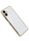 Samsung Galaxy A07 4G Lensli Silikon - Gold