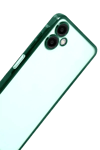 Samsung Galaxy A07 4G Lensli Silikon - Yeşil