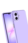 Samsung Galaxy A07 4G Nano içi Kadife Silikon - Lila