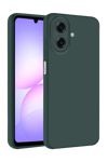 Samsung Galaxy A07 4G Nano içi Kadife Silikon - K.Yeşil