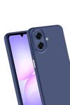 Samsung Galaxy A07 4G Nano içi Kadife Silikon - Lacivert