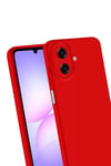 Samsung Galaxy A07 4G Nano içi Kadife Silikon - Kırmızı